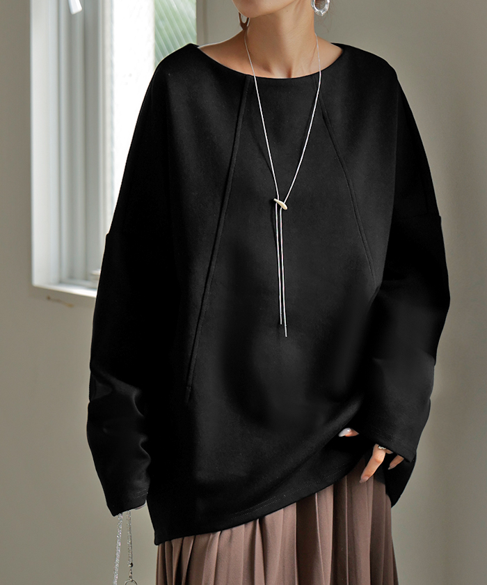 HUG.U（ハグユー） トップス プルオーバー ダンボール レディース