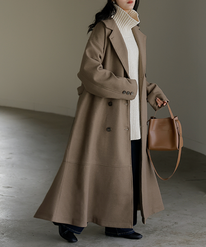 HUG.U（ハグユー） コート チェスターコート フレア アウター