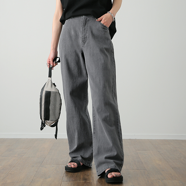 New jeans ハニ着用！ YPROJECT ワイドパンツ XSグレー New jeans ハニ着用！ YPROJECT ワイドパンツ XSグレー - メルカリ