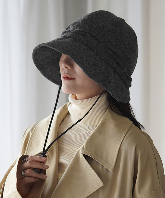 帽子 レディース UVカット ハット キャスケット 遮光 完全遮光 お洒落 かわいい UV つば広 日よけ 熱中症対策 | HUG.U | 03