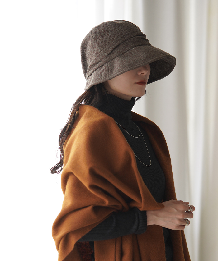 帽子 レディース UVカット ハット キャスケット 遮光 完全遮光 お洒落 かわいい UV つば広 日よけ 熱中症対策 | HUG.U | 02