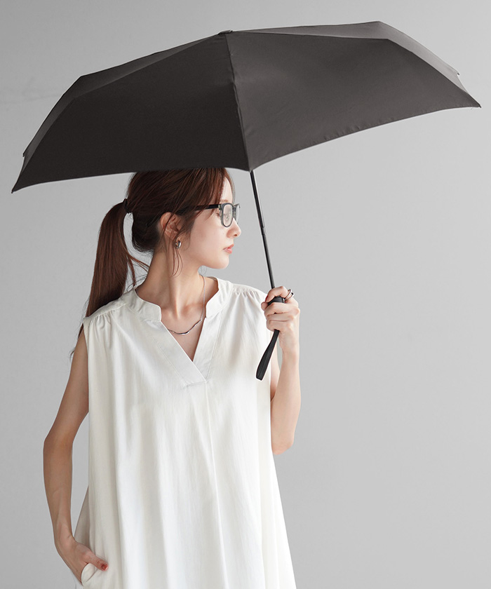 HUG.U（ハグユー） 傘 折りたたみ 雨傘 大きい 大きめ 撥水 頑丈