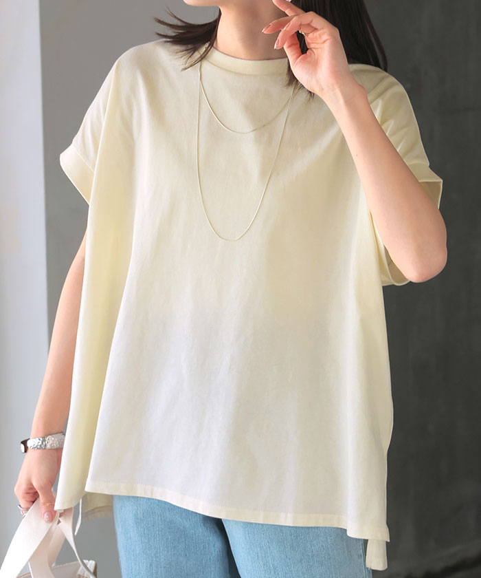 HUG.U Tシャツ 接触冷感 綿100％ レディース トップス 涼しい