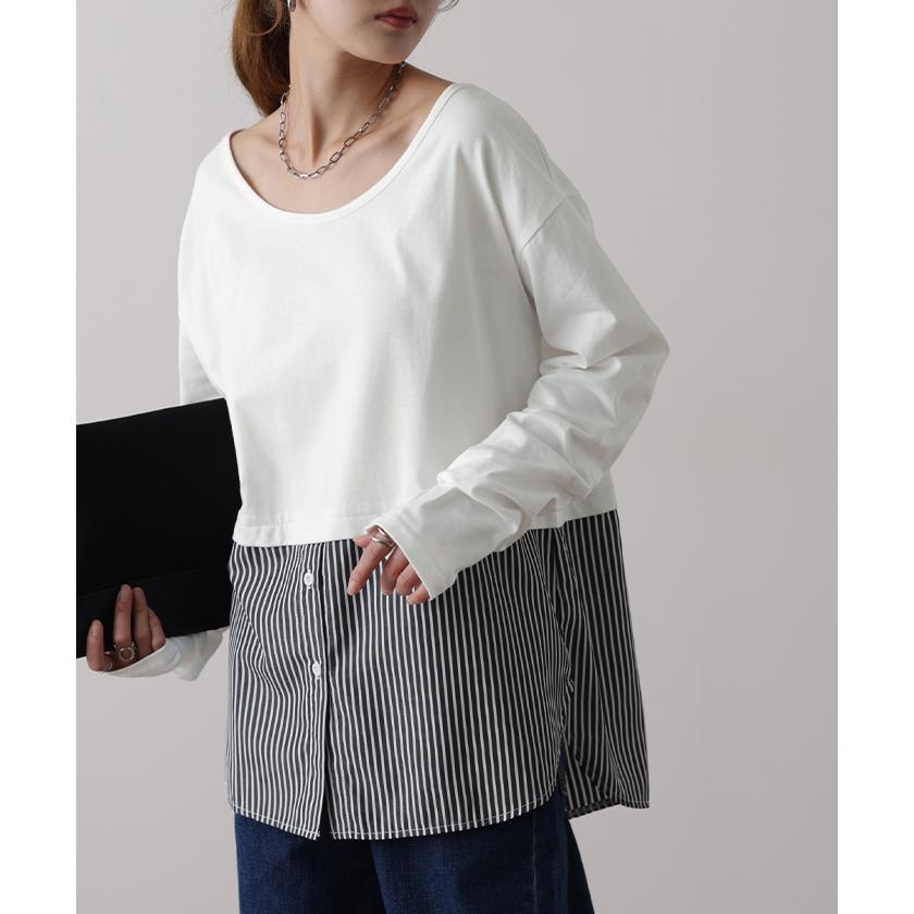 カットソー レイヤード トップス レイヤードシャツ 付け裾 長袖 レディース インナー 重ね着風 Y539 Hug U ハグユー 通販 Yahoo ショッピング カットソー レイヤード トップス レイヤードシャツ 付け裾 長袖 レディース インナー 重ね着風 Y539 Hug U ハグユー 通販 Yahoo ショッピング