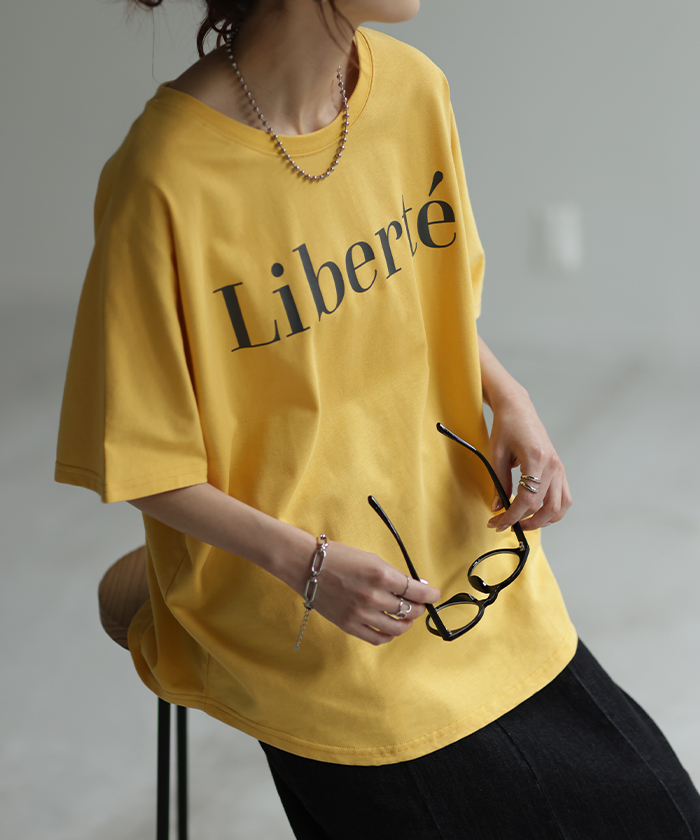 HUG.U SALE Tシャツ レディース トップス ロゴT 半袖 ドルマン