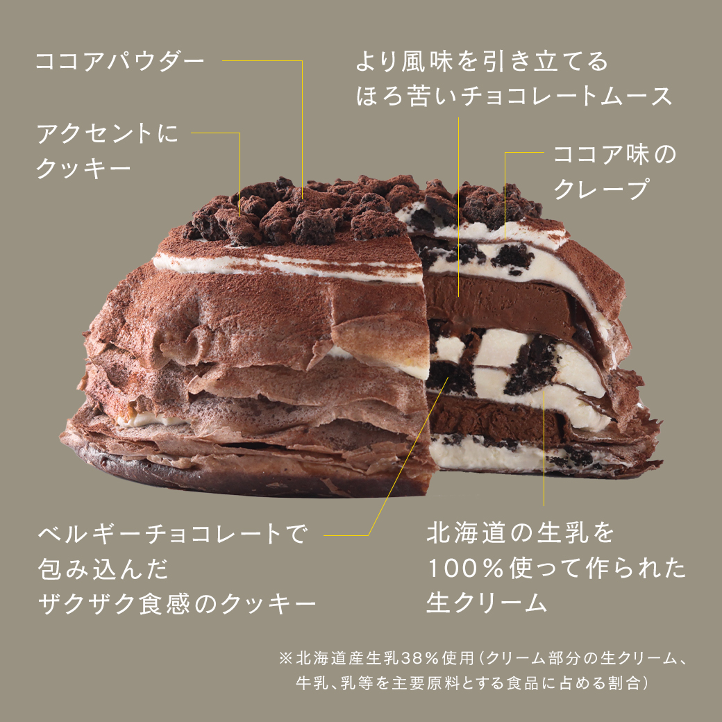 ミルクリーム 73%カカオ香るクッキー&クリーム