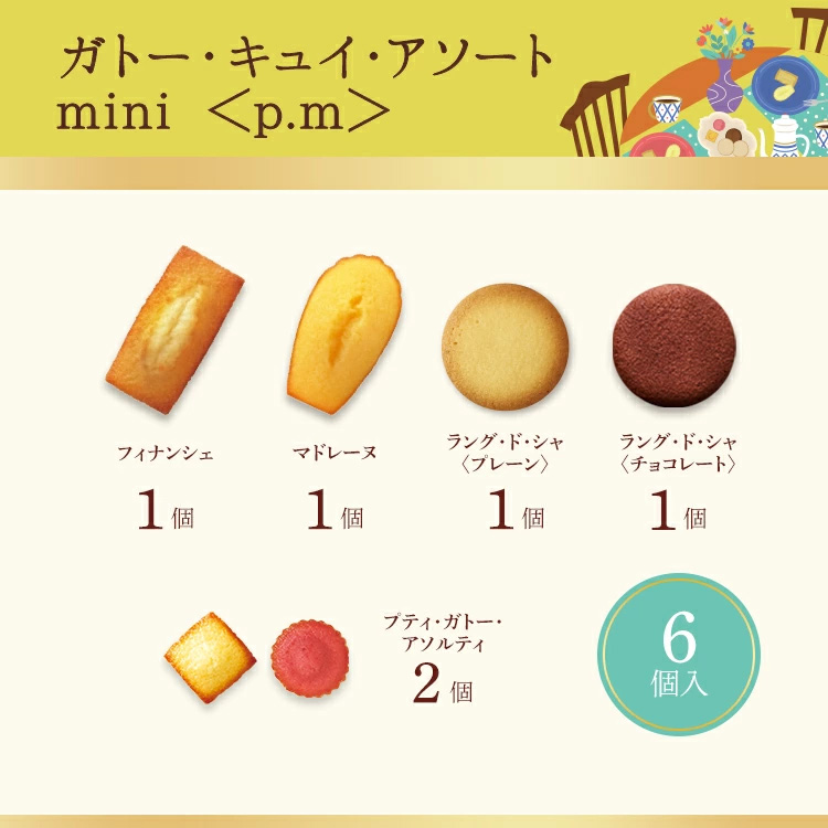 ガトー・キュイ・アソート mini p.m