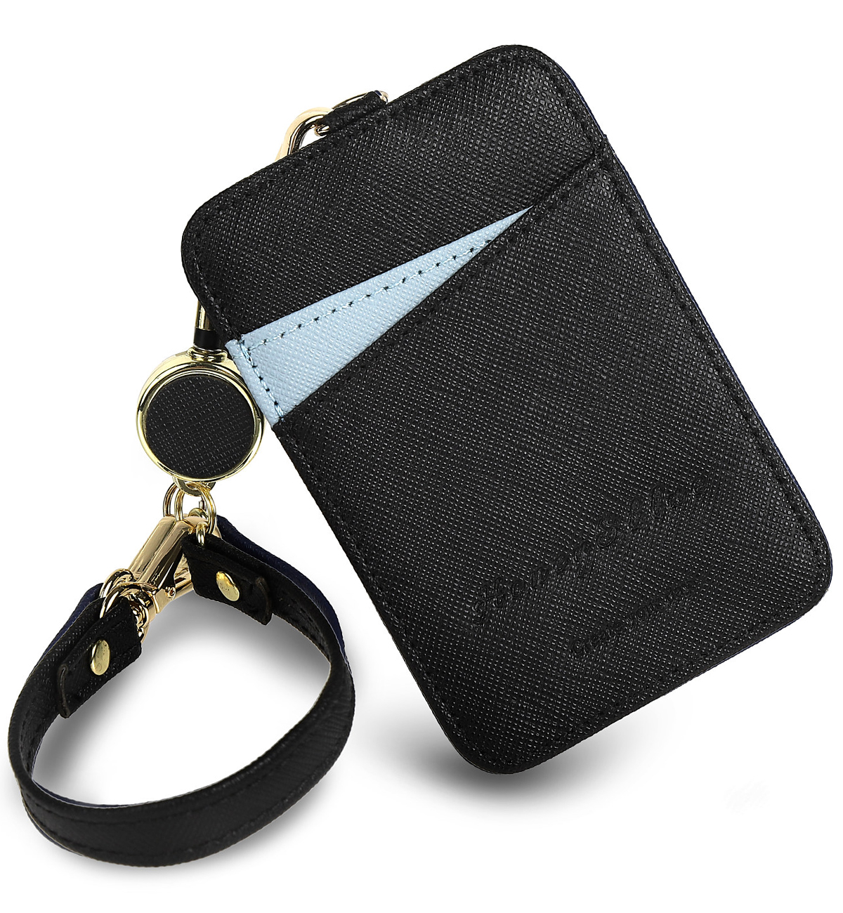 本革 パスケース 定期入れ リール付き 【個人情報を隠す設計】かわいい