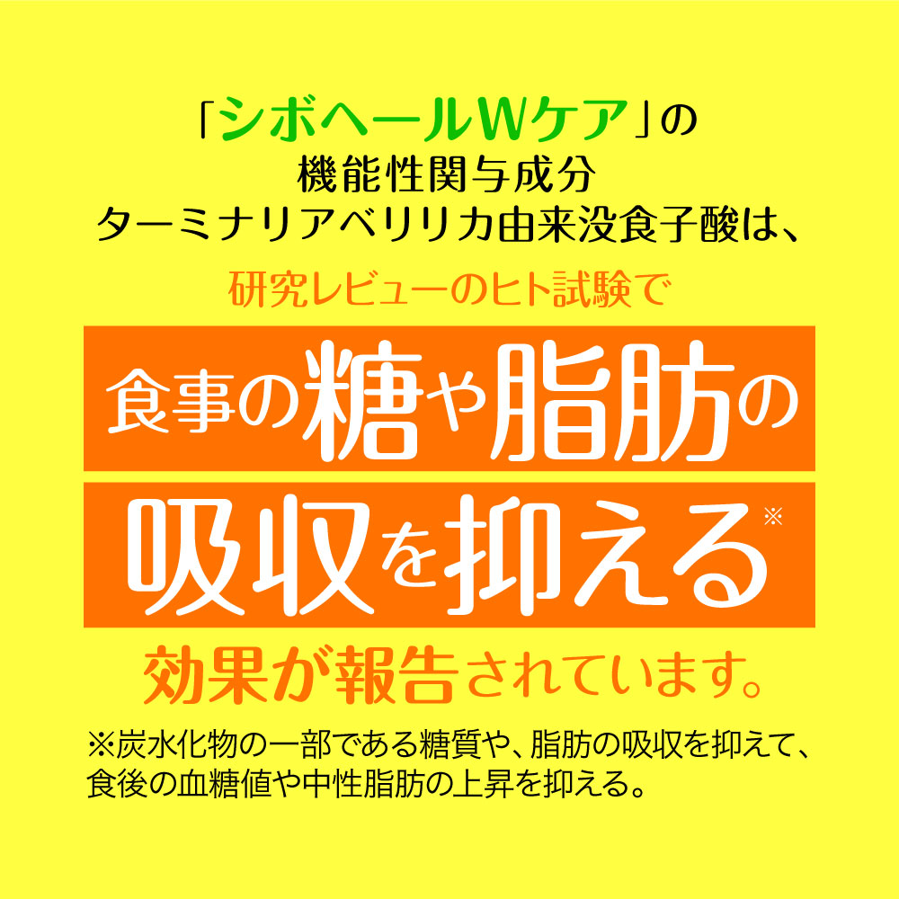シボヘール 【公式ショップ】シボヘールWケア 機能性表示食品 約30日分