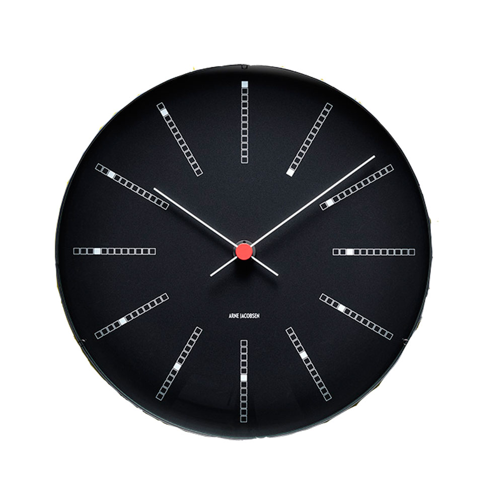 Arne Jacobsen アルネヤコブセン Bankers Wall clock インテリア バンカーズウォールクロック 壁掛け時計 ホワイト ブラック 43630 43636 21cm｜herbette｜03