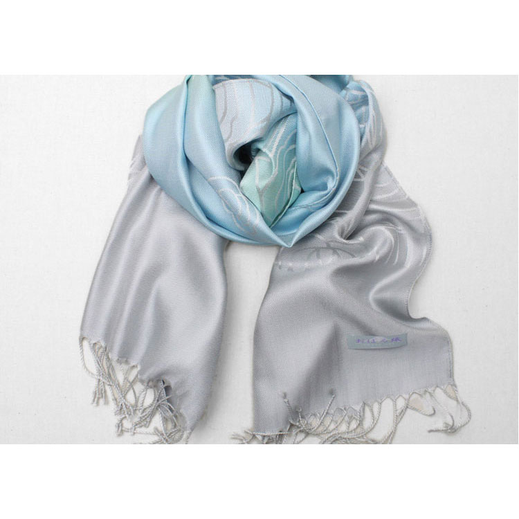 おぼろ織りシルク100%ストール