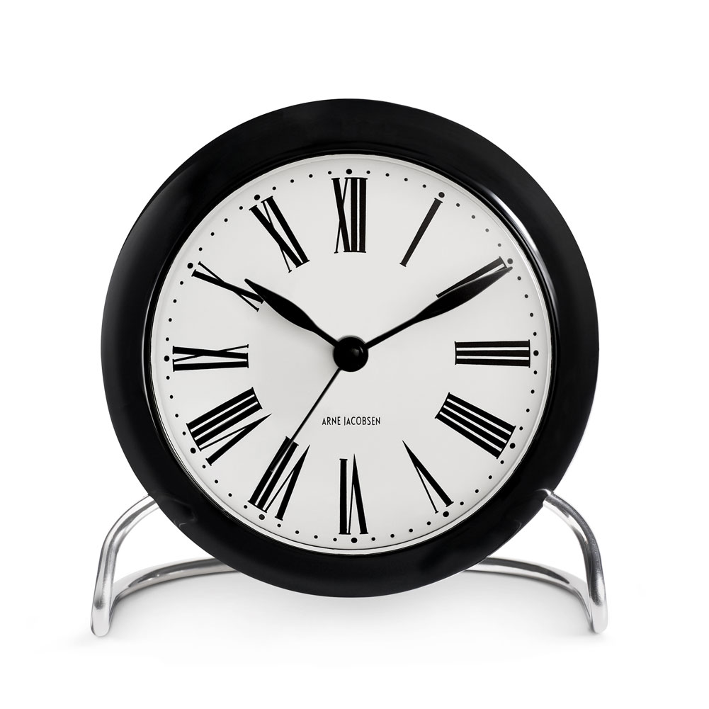 Arne Jacobsen アルネヤコブセン Roman Table clock インテリア ローマンテーブルクロック 置き時計 43671 11cm ギフト プレゼント 新築 引っ越し お祝い｜herbette｜02