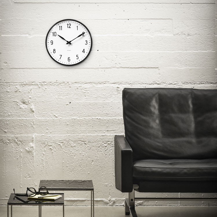 takabsk91　27.5cm ARNE JACOBSEN（アルネ ヤコブセン） ステーション 掛時計 ウォール