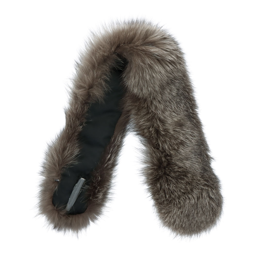 日本製 ブルーフロスト フォックス ファー マフラー ストール  