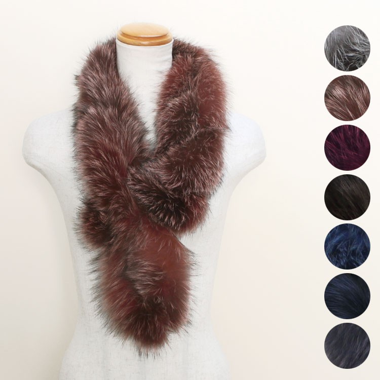 セール 日本製 ブルーフロストフォックス ボリューム チェーン ファー