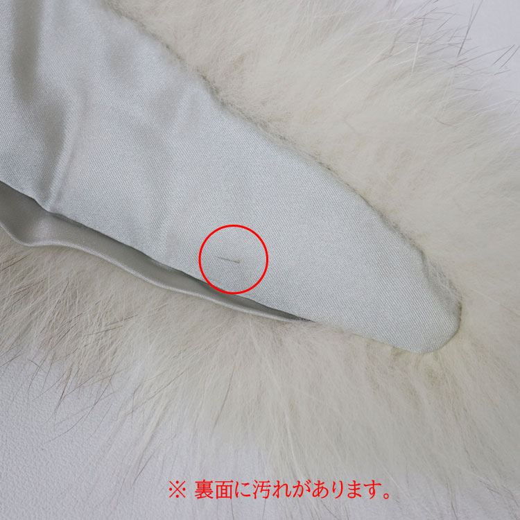 ブルーフォックス ファー パーツ つけ襟 マフラー 訳あり ナチュラル 