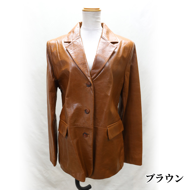 Bonappetit ダブルジップ レザージャケット 茶色 キャメル ボナペティ Bonappetit ダブルジップ レザージャケット 茶色 キャメル