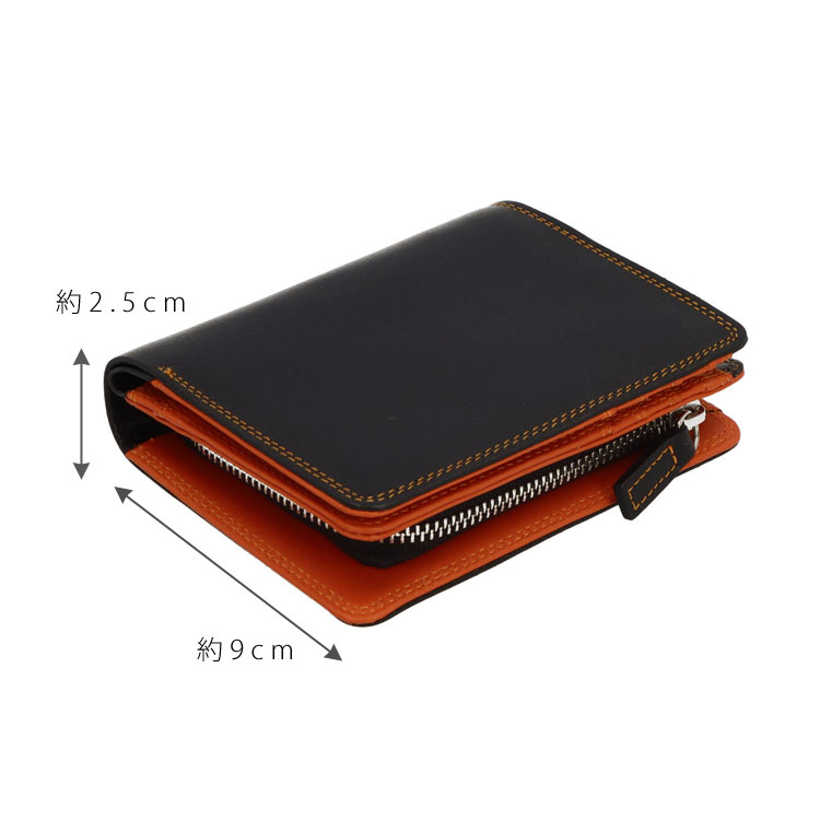 MYWALIT 二つ折り 財布 mywalit JAPAN limited line 牛革 レザー