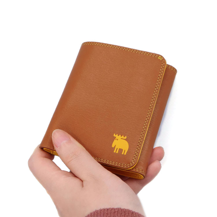 小物 my MYWALIT mywalit moz モズ コラボ 牛革 レザー 2つ折り 財布