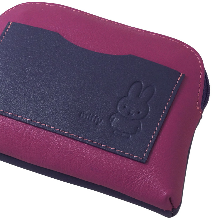 MYWALIT コインケース mywalit miffy ミッフィー 9th コラボ 型押し