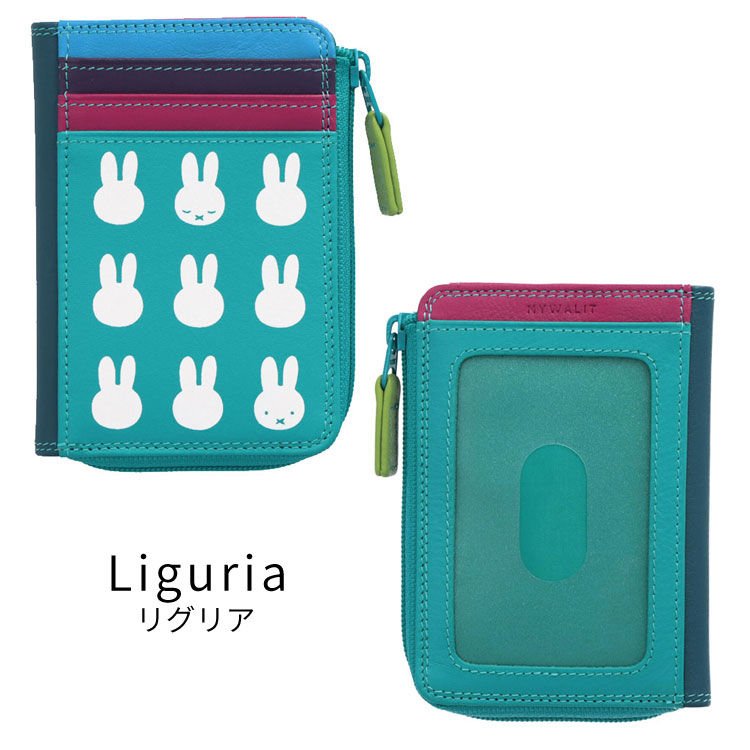 MYWALIT カードケース mywalit miffy ミッフィー レザー コラボ