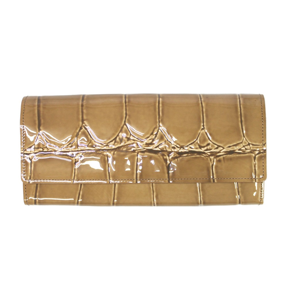 長財布 Arukan アルカン テールワニ 日本製 本革 クロコダイル型押し