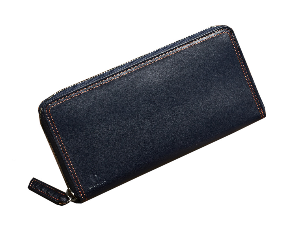 お種銭付 YANKEE ヤンキー カジュアル 本革 ラウンドファスナー 長財布 ラウンドオープン束入れ メンズ レザー 牛革 カウ ユニセックス レディース(12950円)