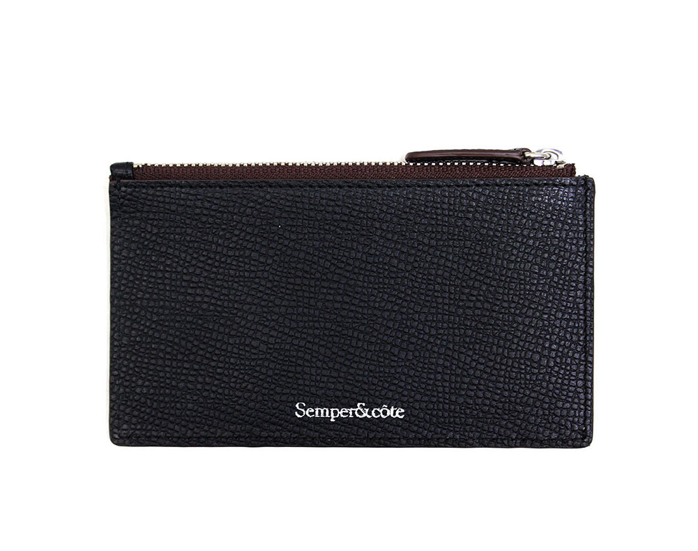 セール ID カードケース フラグメントケース Semper cote 本革 レザー 
