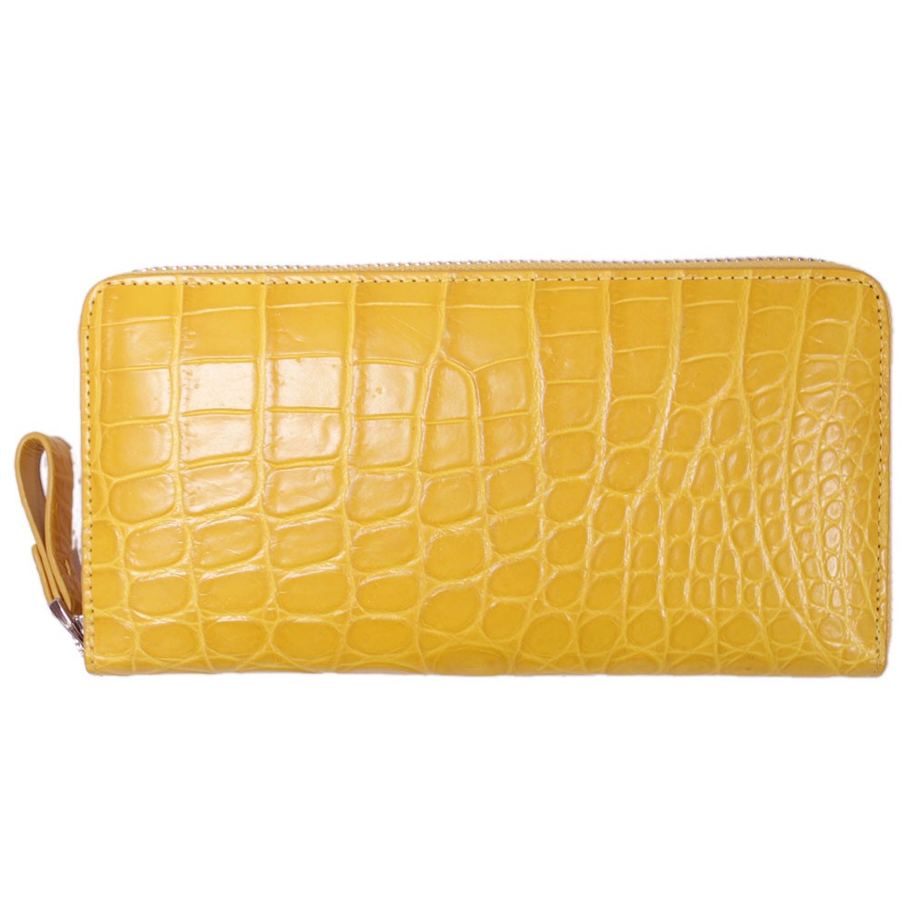★美品★GENUINE LEATHER・イタリア製・クロコダイル・ブラウン 楽天市場】クロコダイル ラウンドファスナー 長財布 1枚革