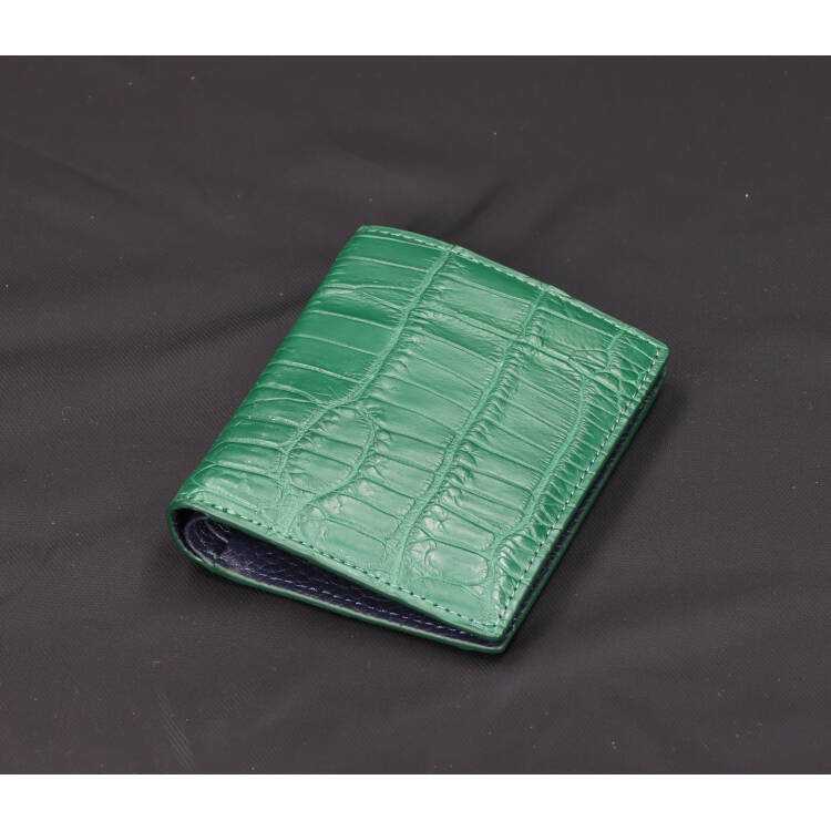 クロコダイルレザー 二つ折り財布 二つ折り財布 - 【公式ショップ】東京クロコダイル - クロコダイル 財布