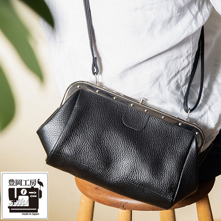 昔の車掌さんレザーショルダーバッグ 車掌風カバン（黒）Conductor bag/black/original – 倉日用商店
