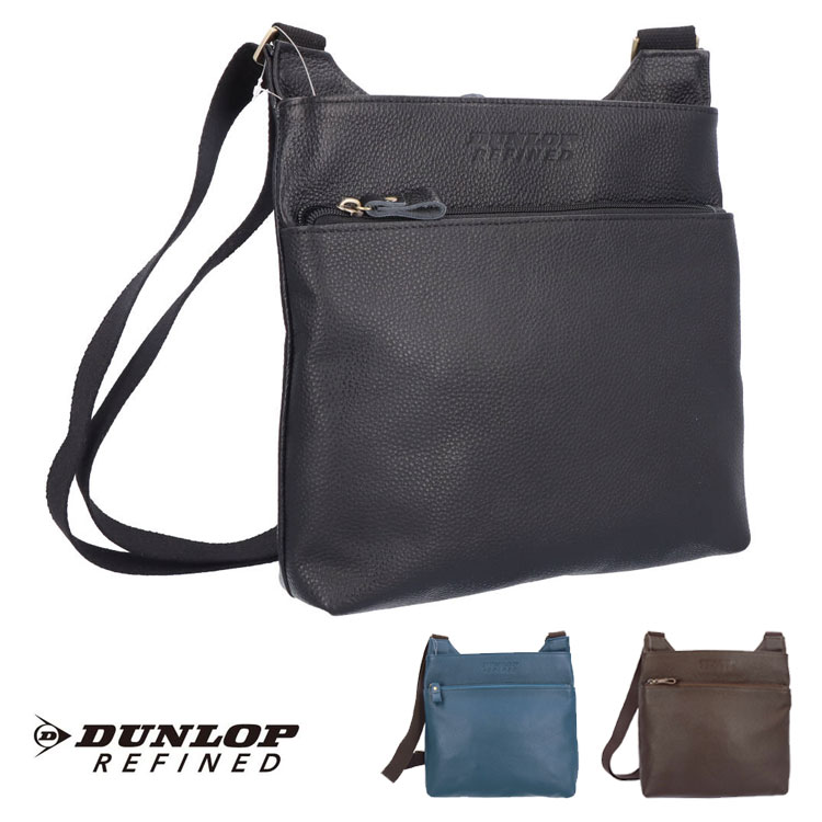 DUNLOP REFINED ショルダーバッグ ダンロップ リファインド 牛革 