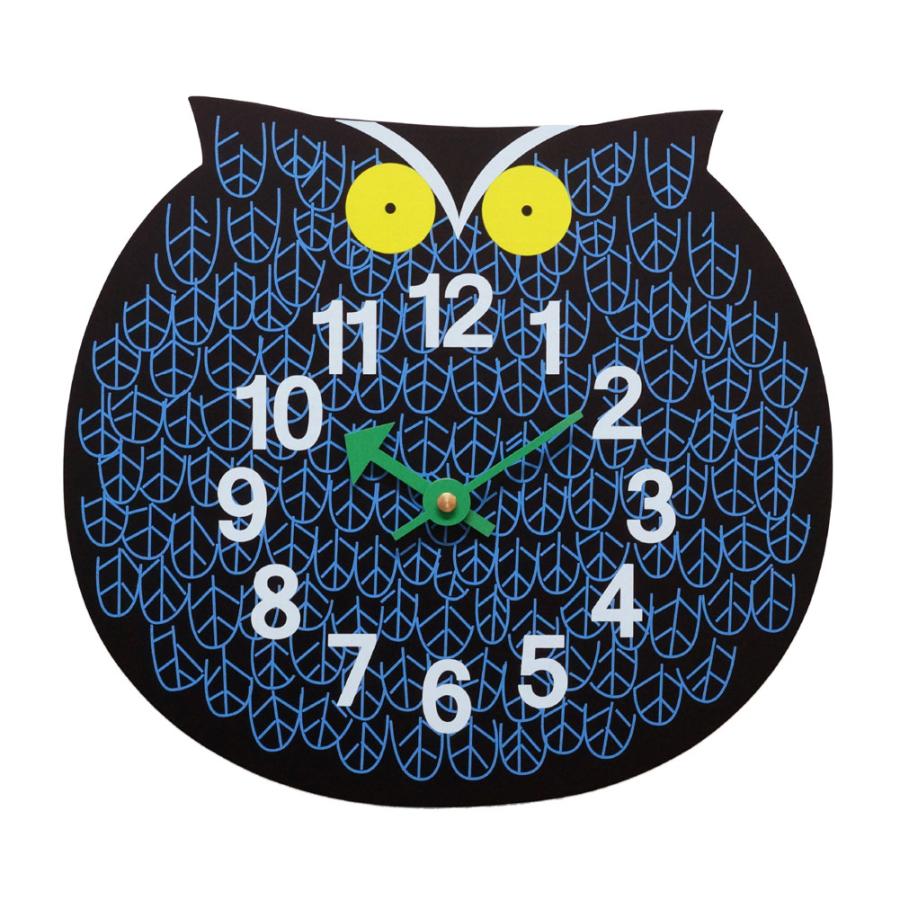 George Nelson Omar the Owl Zoo Timer Wall Clock 掛け時計 フクロウ ウォールクロック インテリア 時計 壁掛け時計 おしゃれ 可愛い モダン キッズ｜herbette｜02