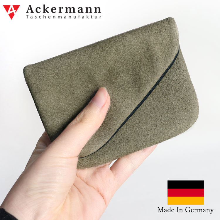 お種銭付 Ackermann ミニ財布 メンズ レディース ドイツ製 小銭入れ