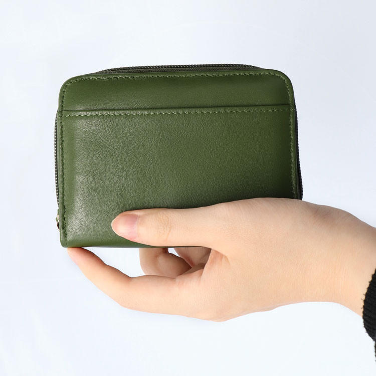 財布 コインが分けられる 二つ折り ミニ財布 コンパクト 小銭