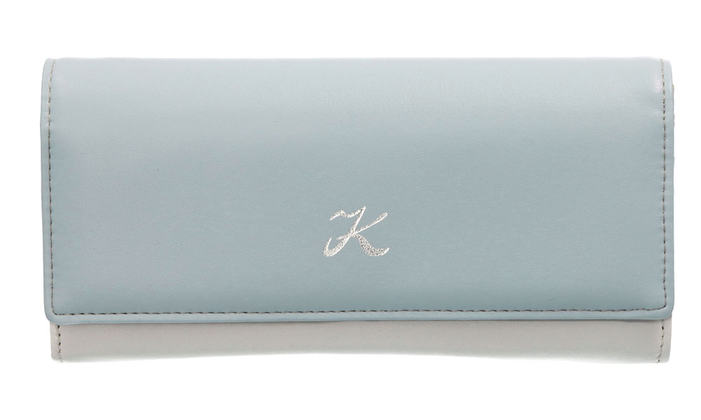 長財布 お種銭付 ユリ・コジマ コインが分けられる 羊革 かぶせ 4413