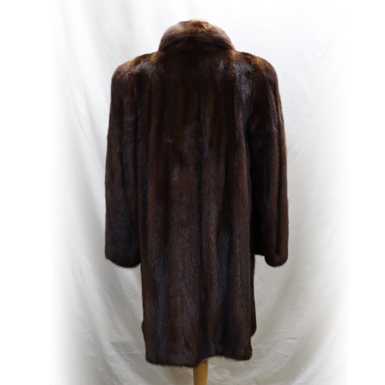 ミンク ファー コート マホガニー レディース ギフト プレゼント