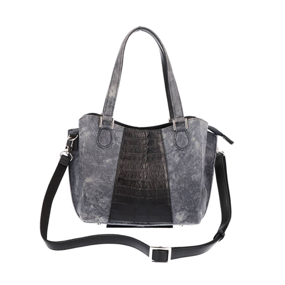 ハンドバッグ 2WAY ショルダーバッグ BAG カイマン ワニ革 ピッグ 