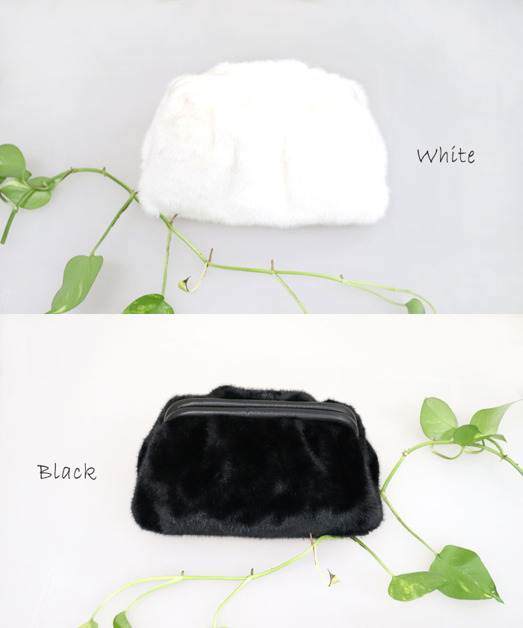 【専用】JAMIN PUECH ファー ショルダー クラッチ バッグ がま口 在庫あり】 ショルダー ファー PUECH 専用】JAMIN クラッチ