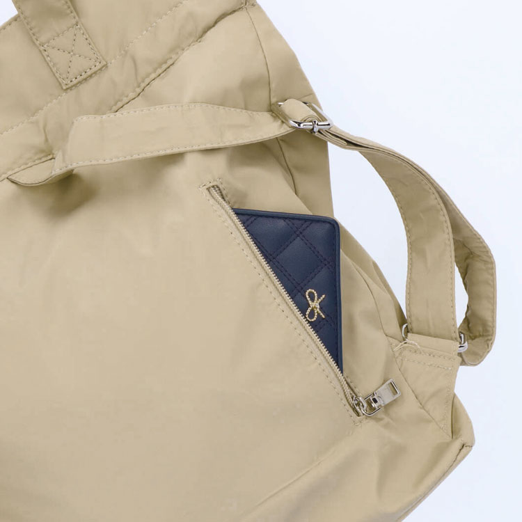 リュック レディース トート 2way 巾着 バッグ ナイロン エコバッグ