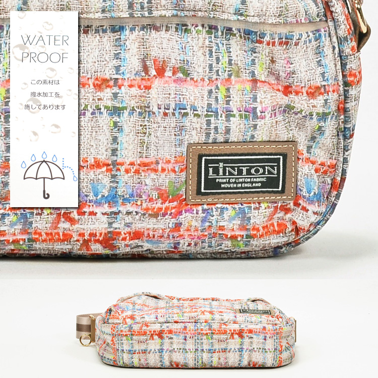 LINTON（リントン） LINTON TEEEDS ショルダーバッグ ツイード