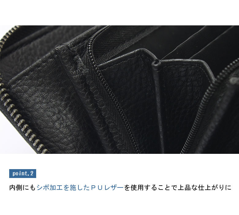 財布 長財布 レディース メンズ ラウンドファスナー サイフ スタッズ