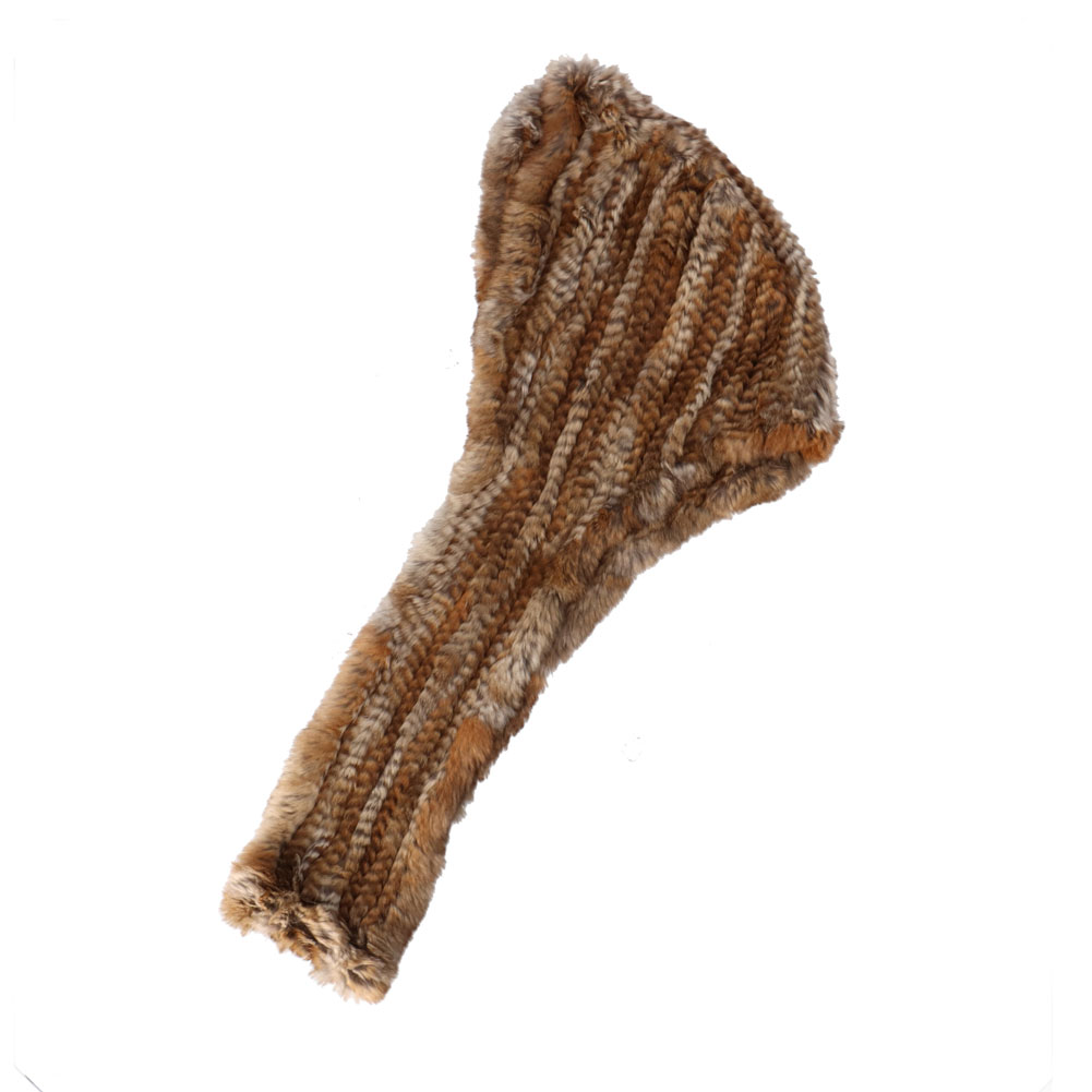 ラビット ファー スヌード フード付き 3WAY マフラー リアルファー