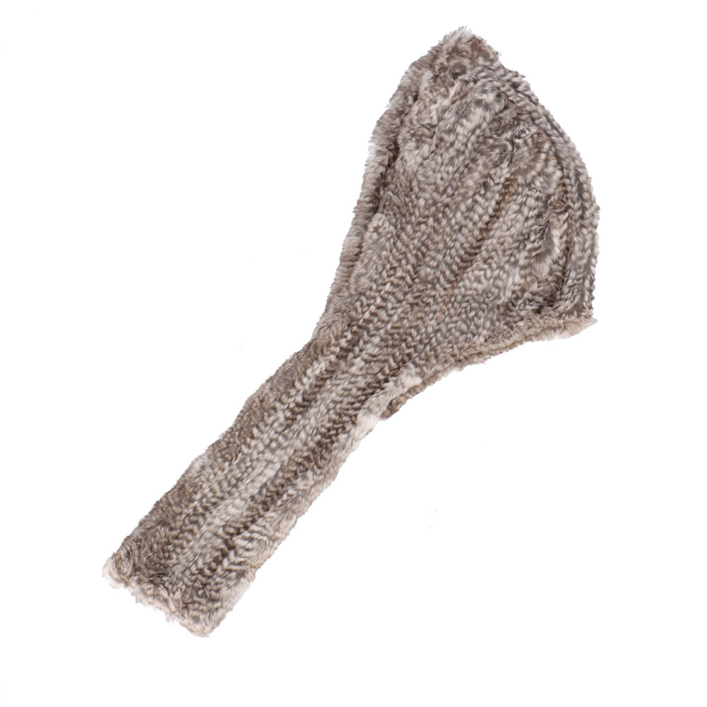 ラビット ファー スヌード フード付き 3WAY マフラー リアルファー