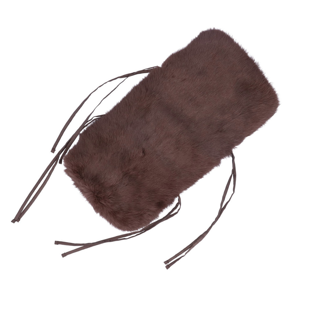 バッグ カバー 大 ラビット ファー 飾り パーツ カバーのみ かごバッグ