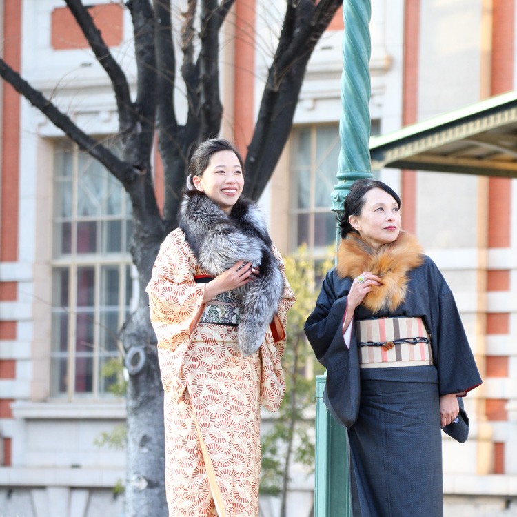 日本製 サガ SAGA レッドフォックス ファー マフラー スカーフ