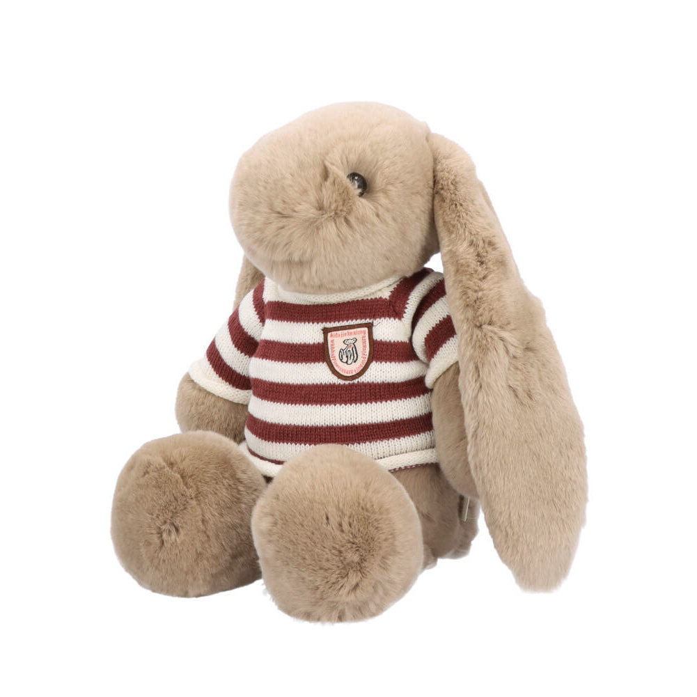 レッキスラビット ファー うさぎ ぬいぐるみ ふわふわ キャメル ロップ