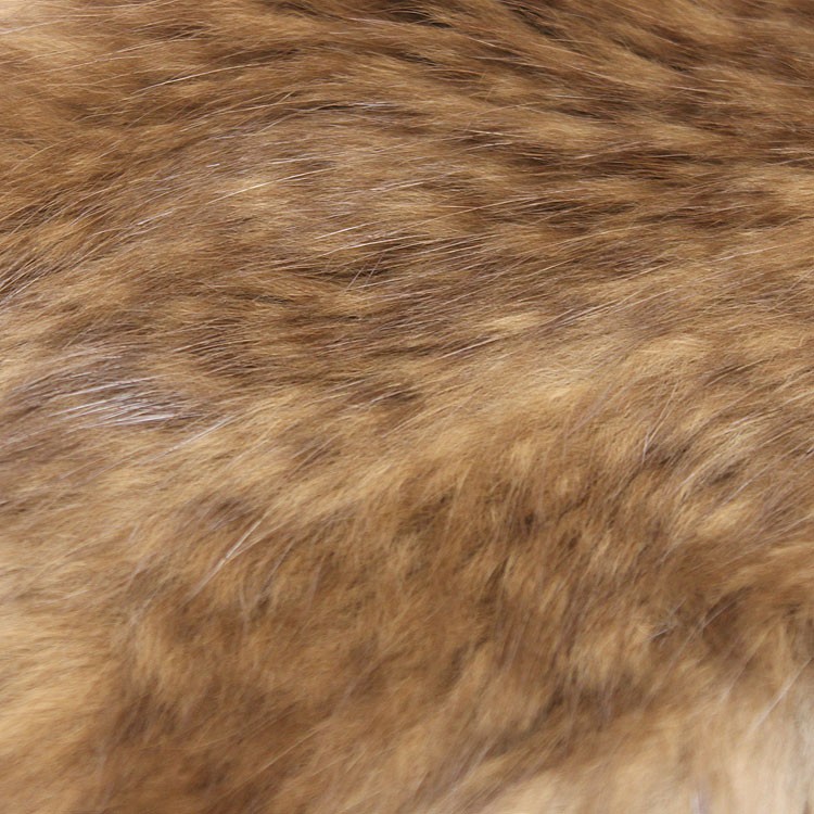 セーブル 編み込み ファー マフラー ブラウン : エルベートブルー