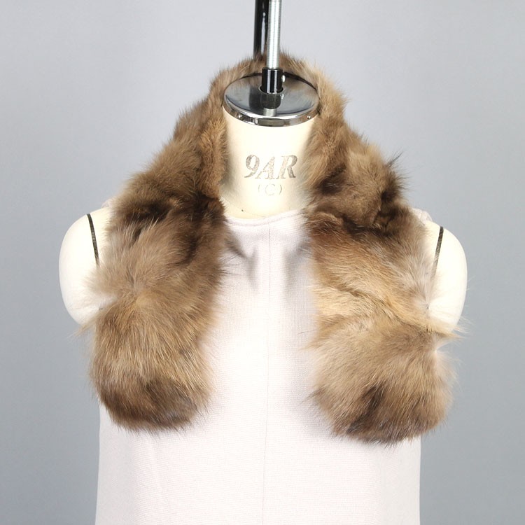 セーブル ファー マフラー ナチュラルカラー : エルベートブルー