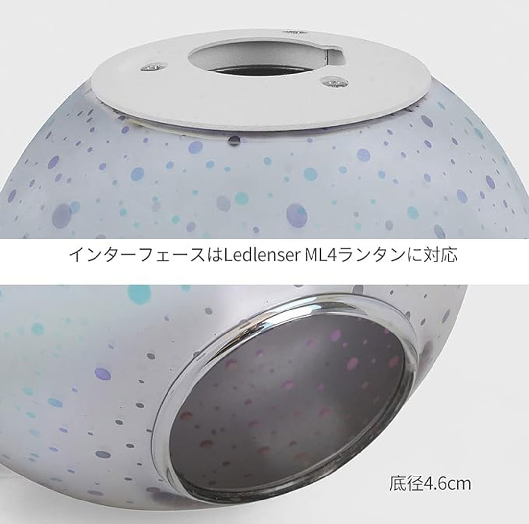 LEDLENSER ML4専用3D花火ドレスアップ　ランプシェード ThousWinds LEDLENSER LEDランタン ML4 シェード レッドレンザー